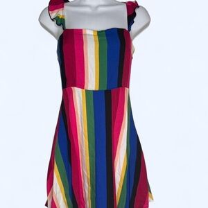 Colorful Striped Dress